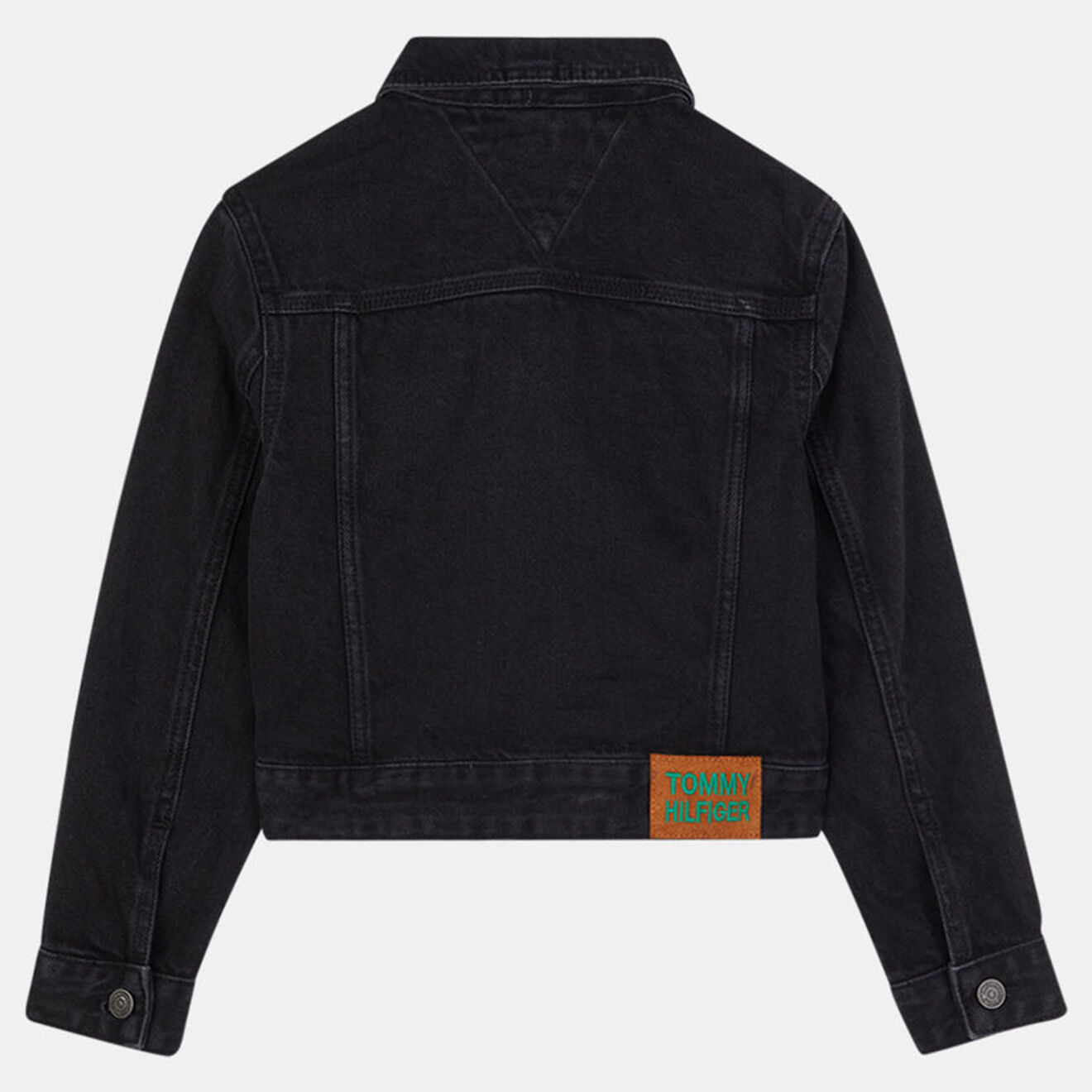 Tommy Hilfiger Veste en Jean en Coton recyclé noire