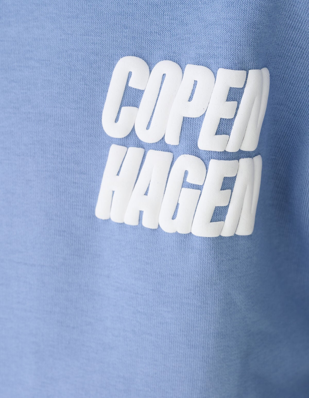 Oversized Fit Copenhagen Hoodie Blauw