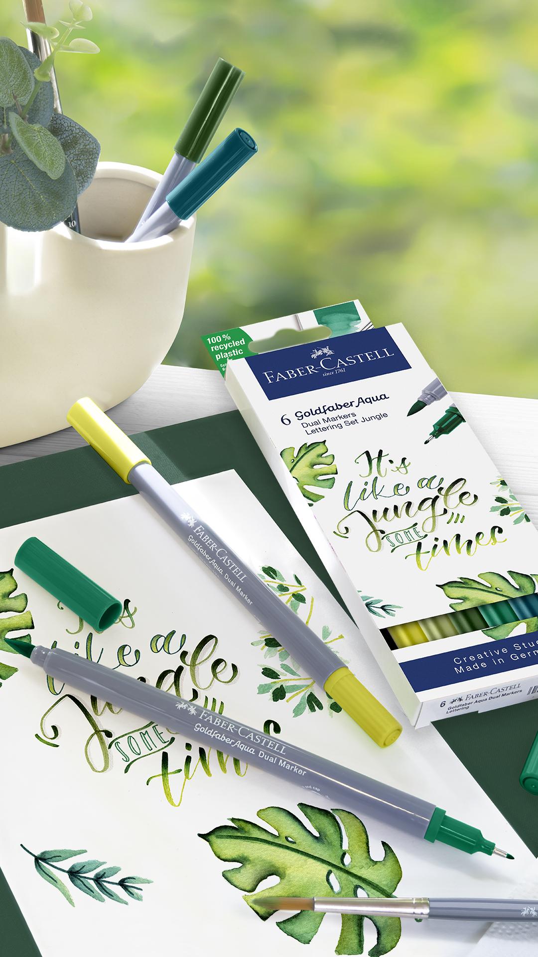 Faber-Castell - Gofa Aqua Dual Tuscher Lettering Sæt Jung