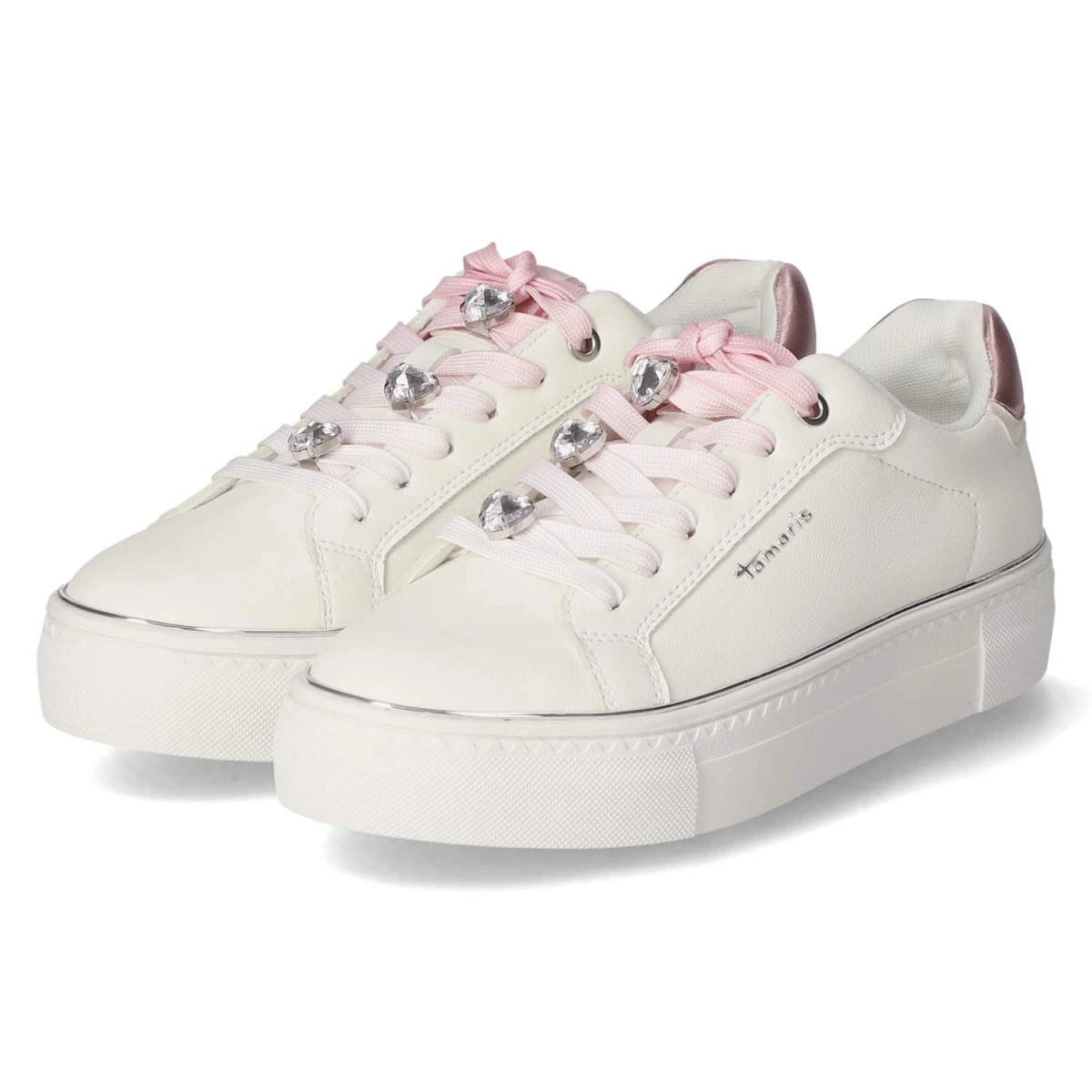 TamarisSneaker Low - WHITE/PINK