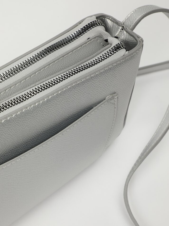 Bolsa retangular - Prateada