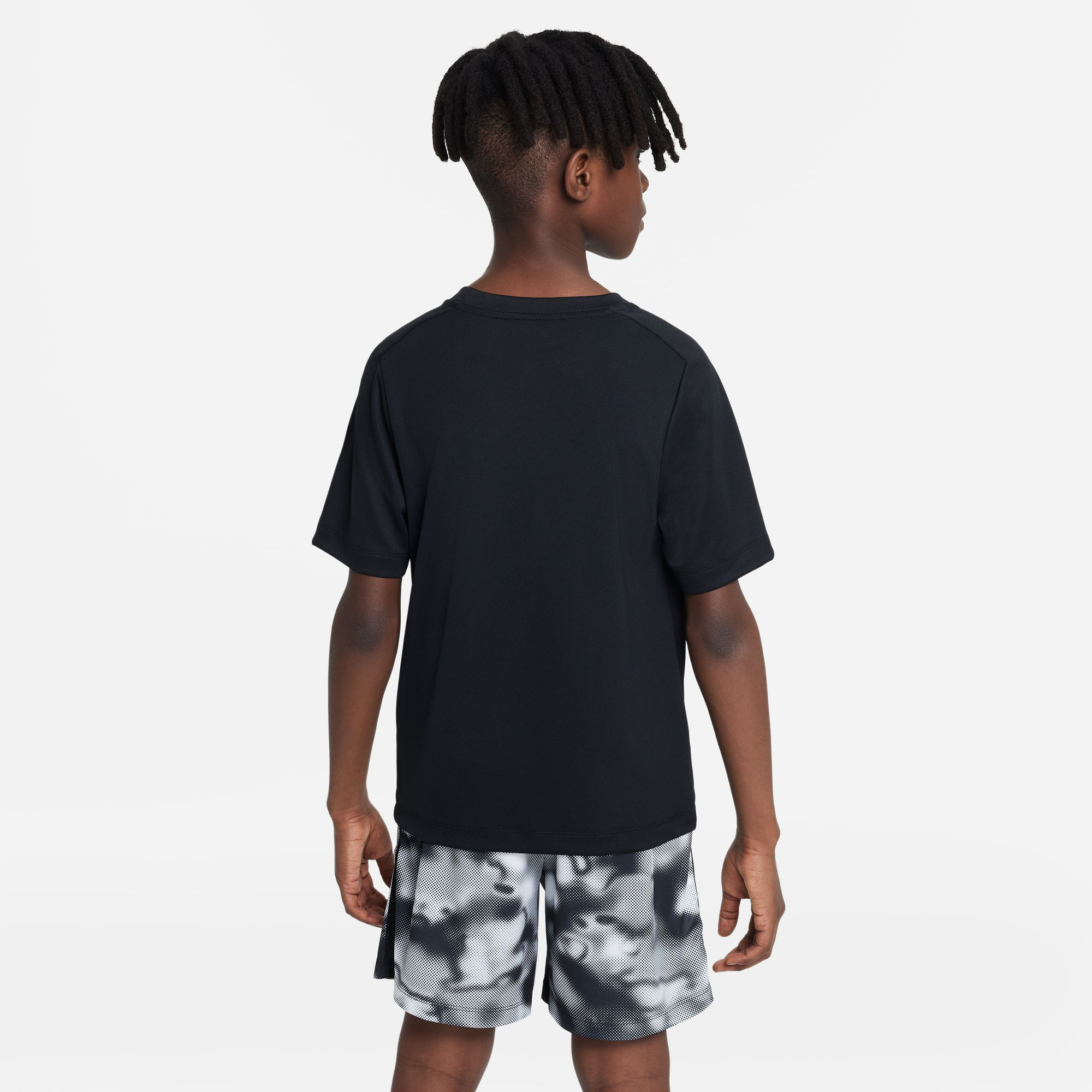 Nike Dri-Fit Graphic T-shirt Garçons - Noir , Blanc
