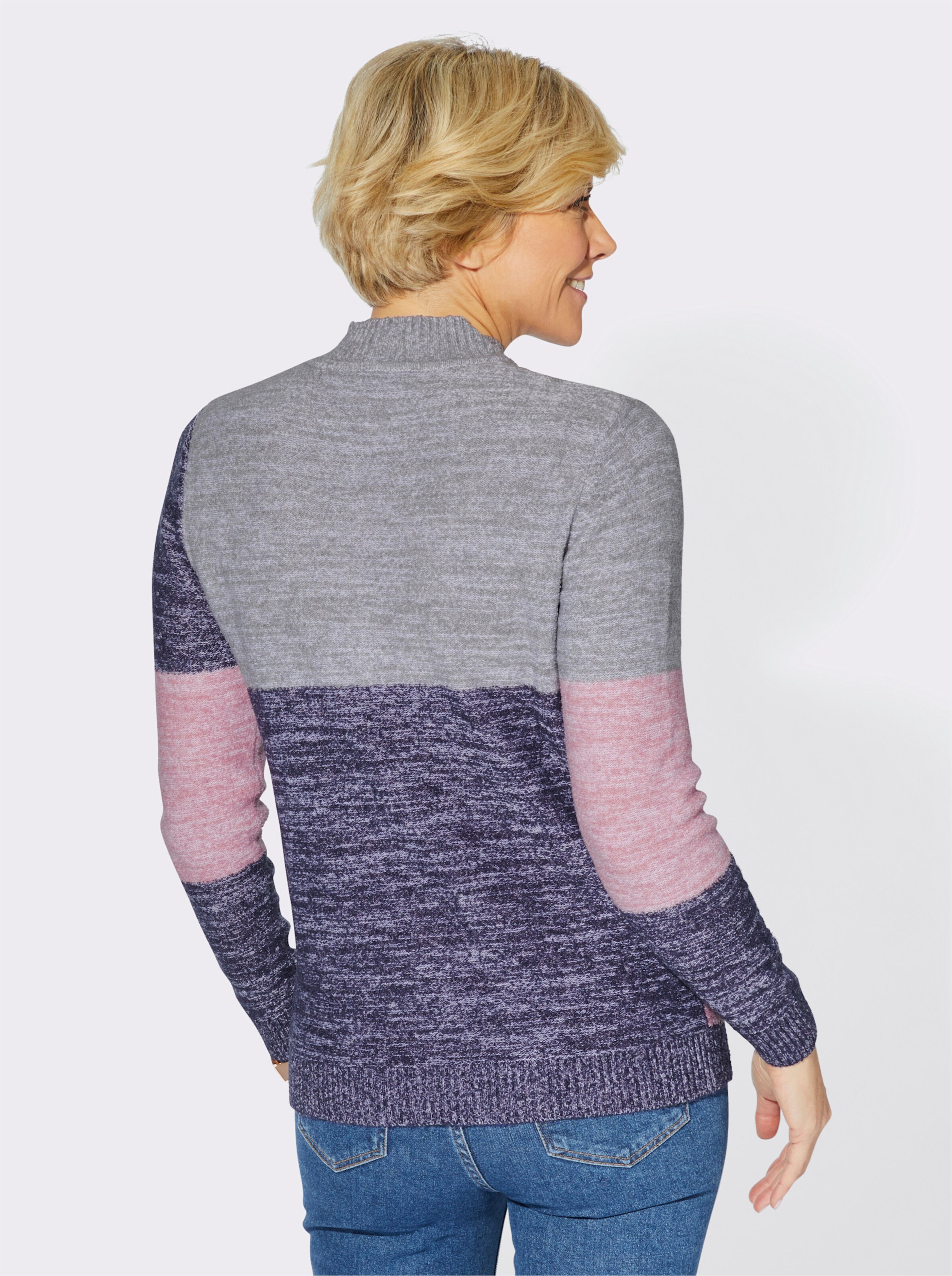 Stehkragenpullover
