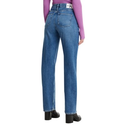 Jean femme High Rise Straight CALVIN KLEIN