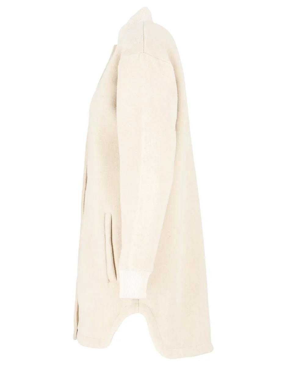 Twentyfour Mode Wool Bomber D Gråhvit