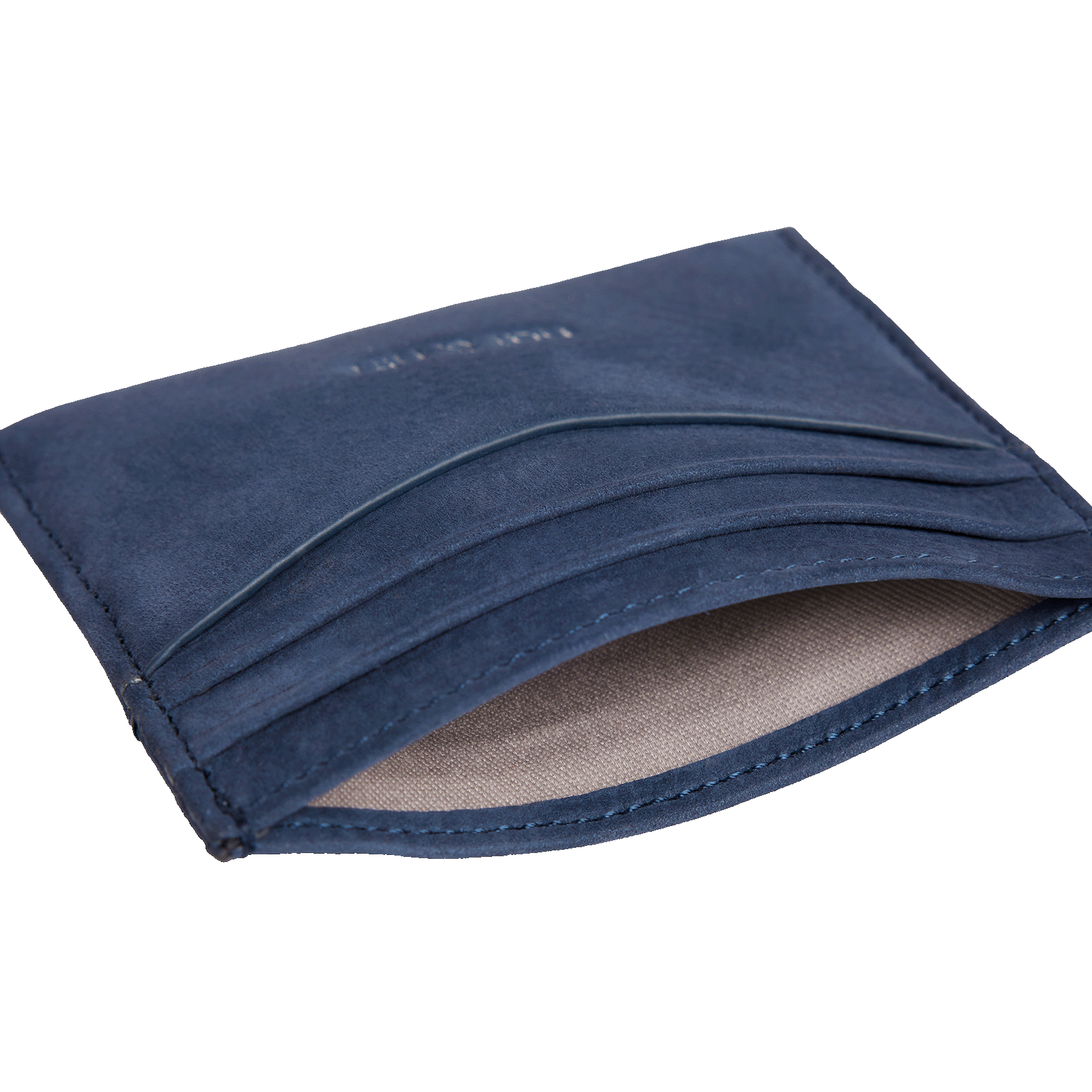 MANY - Porte-cartes en cuir | Bleu