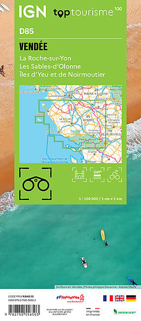 IGN - VENDEE D85 TOP TOURISME 100 IGN