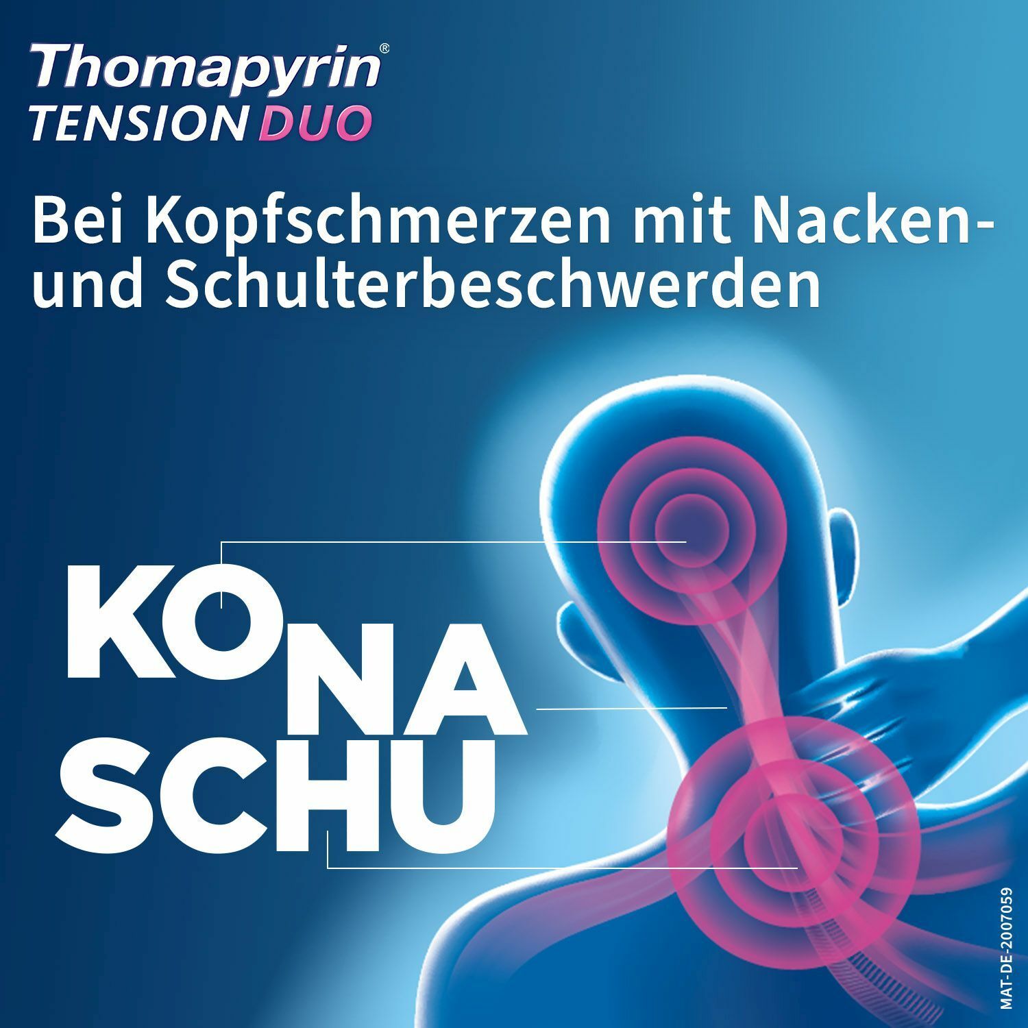 Thomapyrin® TENSION DUO bei Kopfschmerzen: Ibuprofen/Coffein