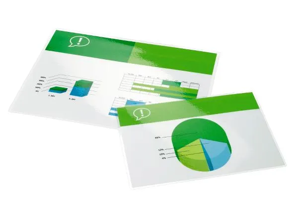 Lamineringslomme GBC A2 80 micron - (100 stk.)