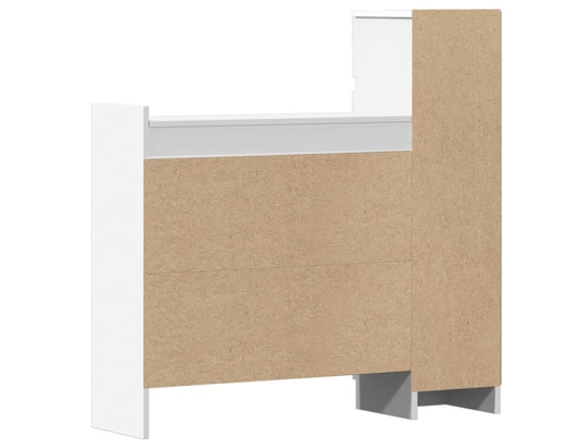 VIDAXL - Armoire à chaussures blanc 100,5x28x100 cm bois d'ingénierie