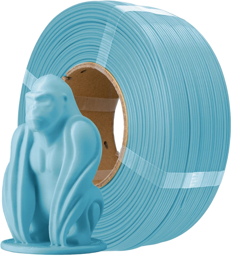 AzureFilm  PLA Matte HS Refill Blue, 1,75 mm / 1000 g    PLA Material mit mattem Oberflächenfinish, ohne Spule