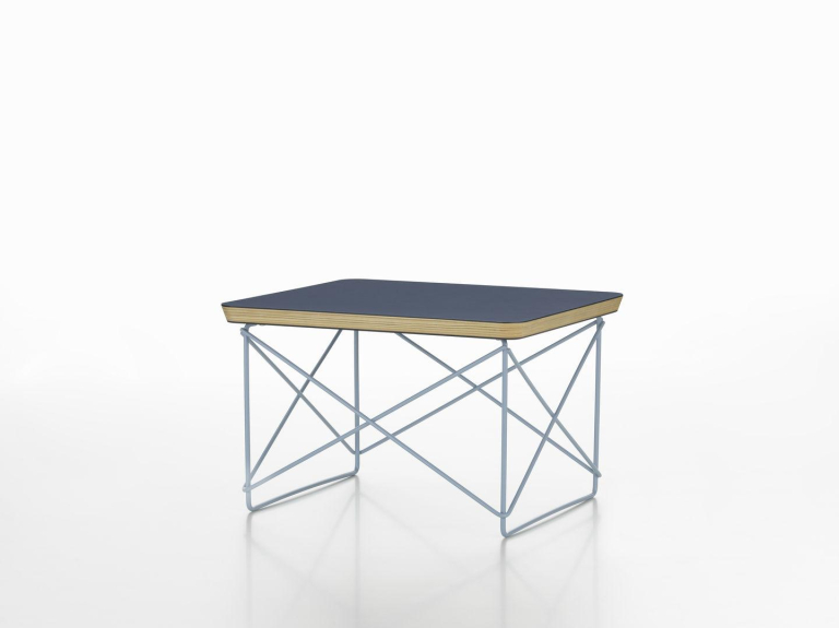 Vitra Occasional LTR salontafel multicolour rood onderstel linoleum Dark Brick