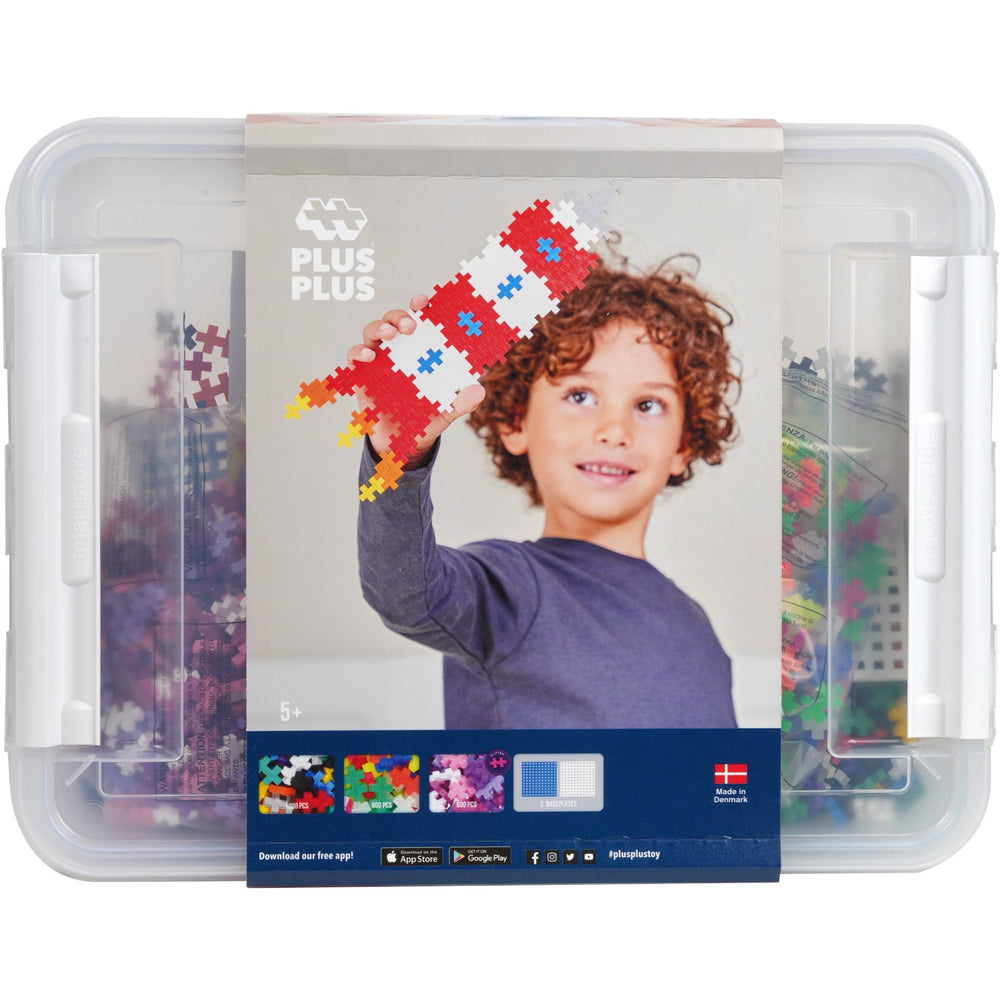 Køb Plus-Plus Opbevaring Box Mix / 2400 Pcs