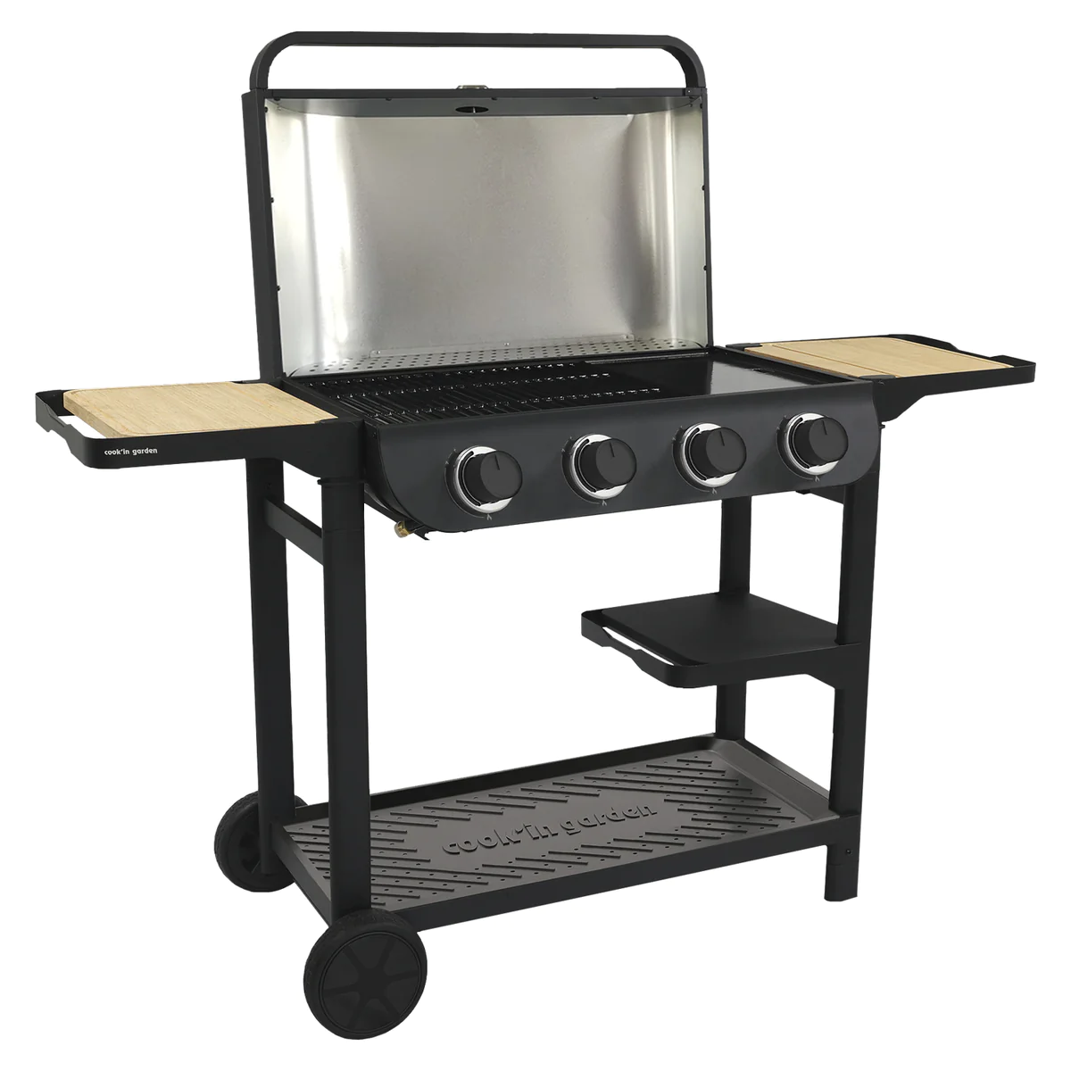 Barbecue gaz FLAVO 76 SC sur chariot Happy Garden