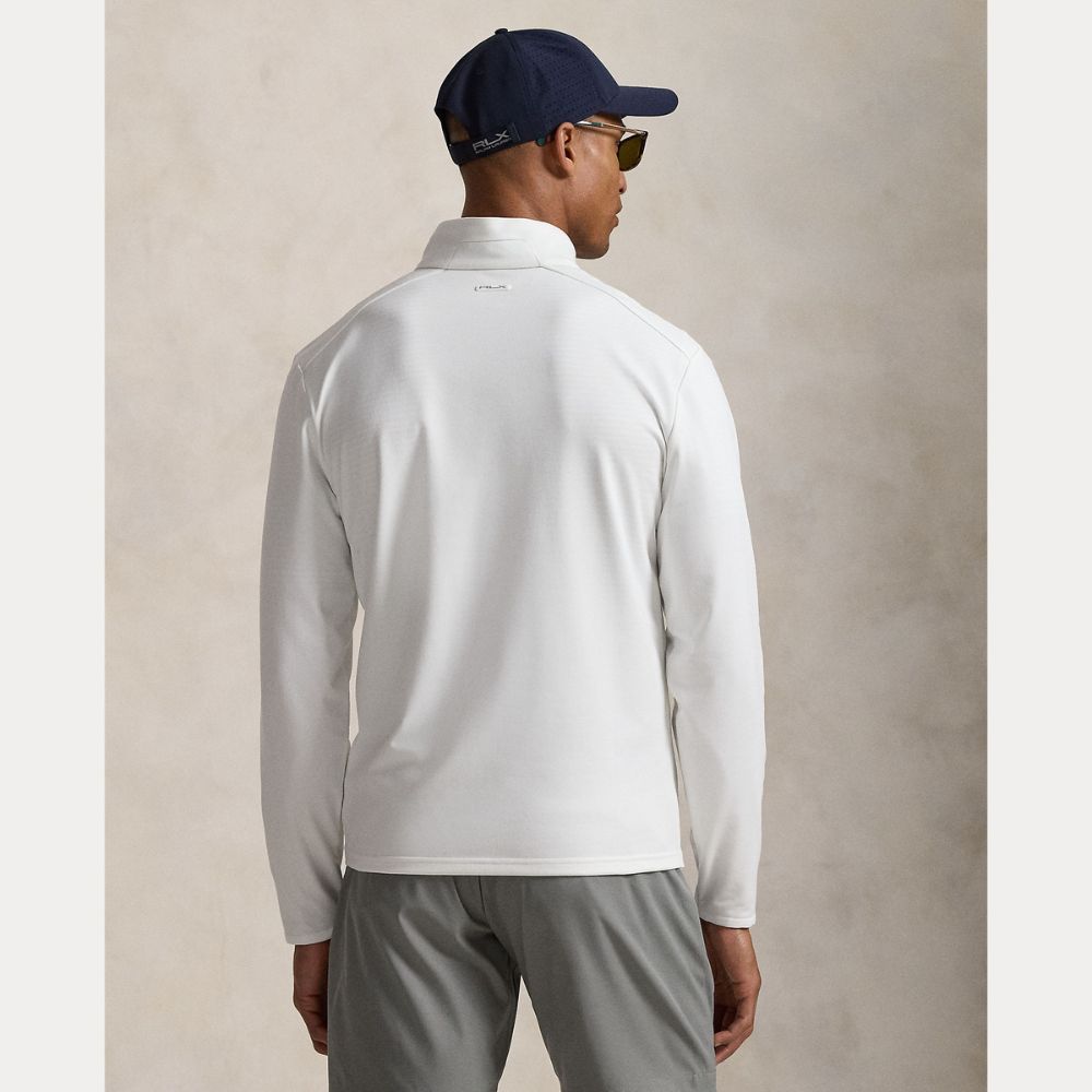 Stretch Jersey Genser Herre Hvit