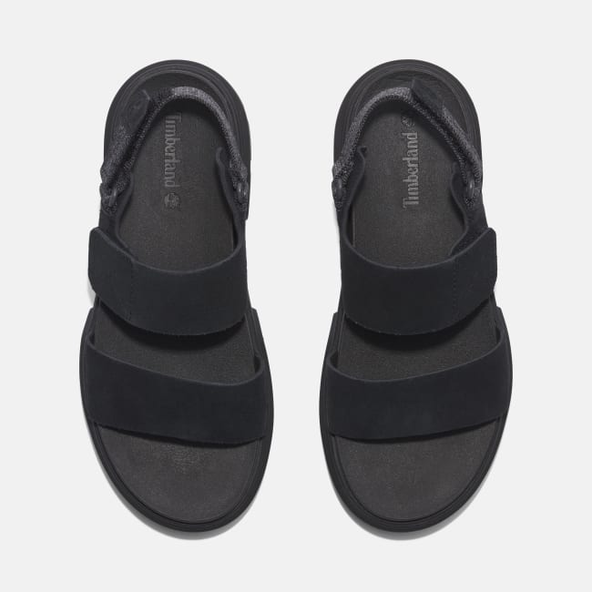 Sandalo a Doppia Fascia Greyfield da Donna in                colore nero