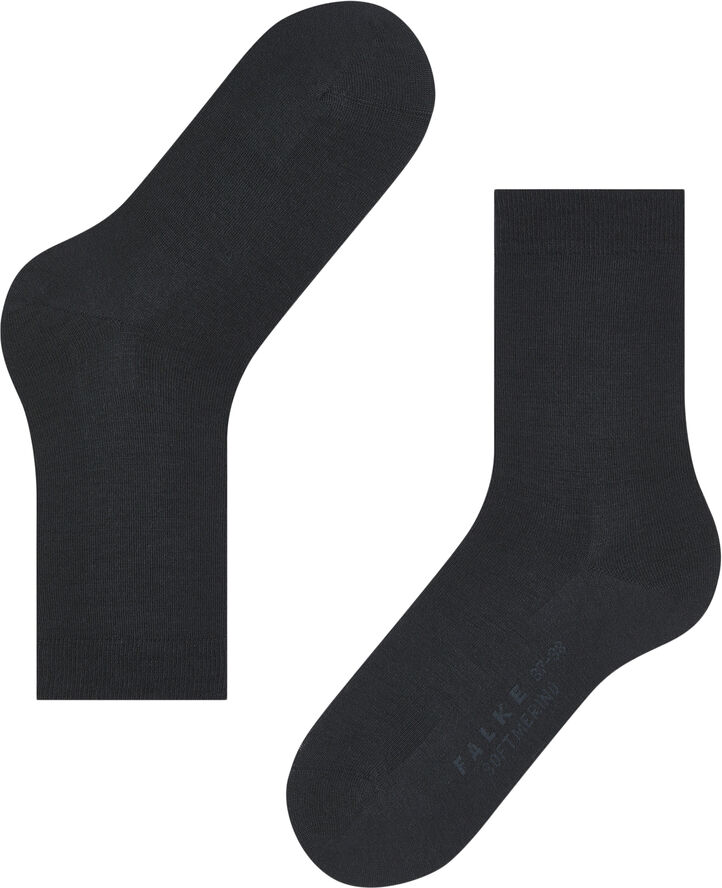 Falke Softmerino strømper Blå