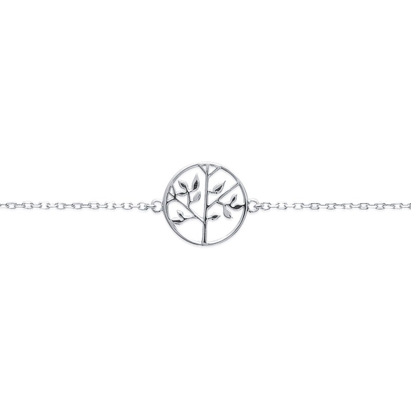 Collier Femme - Arbre de vie - Argent 925 - Longueur : 45 cm