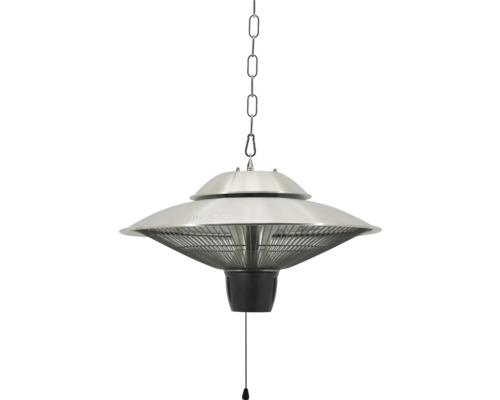 Calienta plafondspot voor op het terras Ø 42 cm 1500 watt met trekschakelaar en 50 cm plafondketting