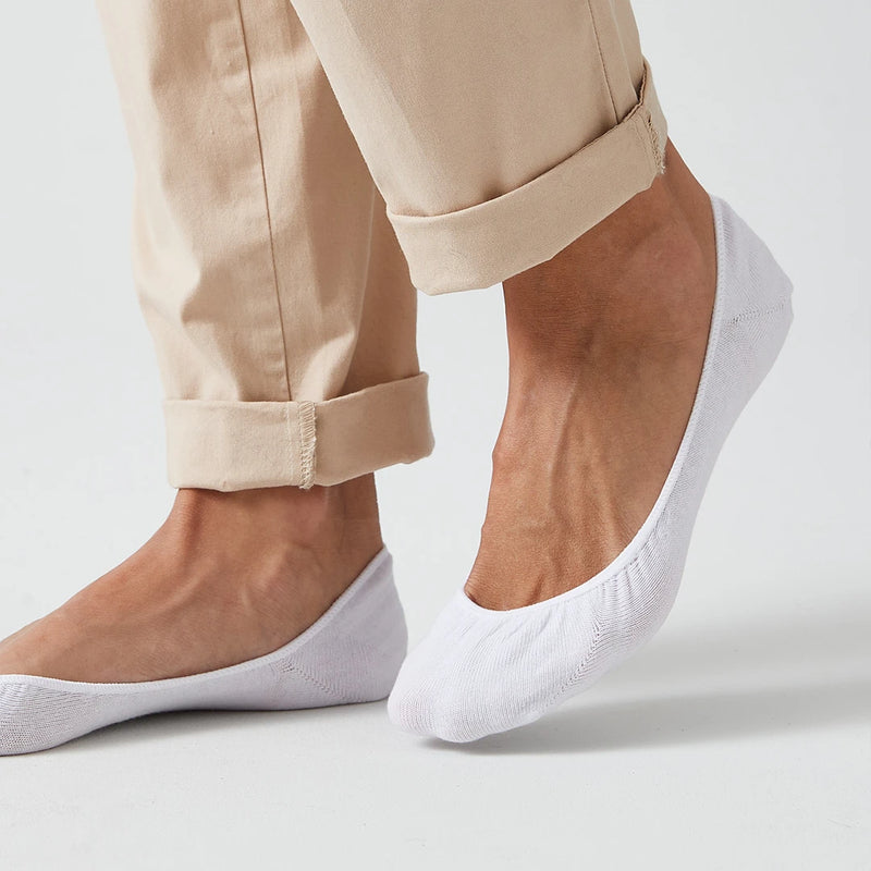 Loafer Socken aus Bio-Baumwolle Beige