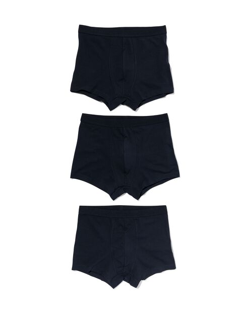 3 boxers homme bleu
