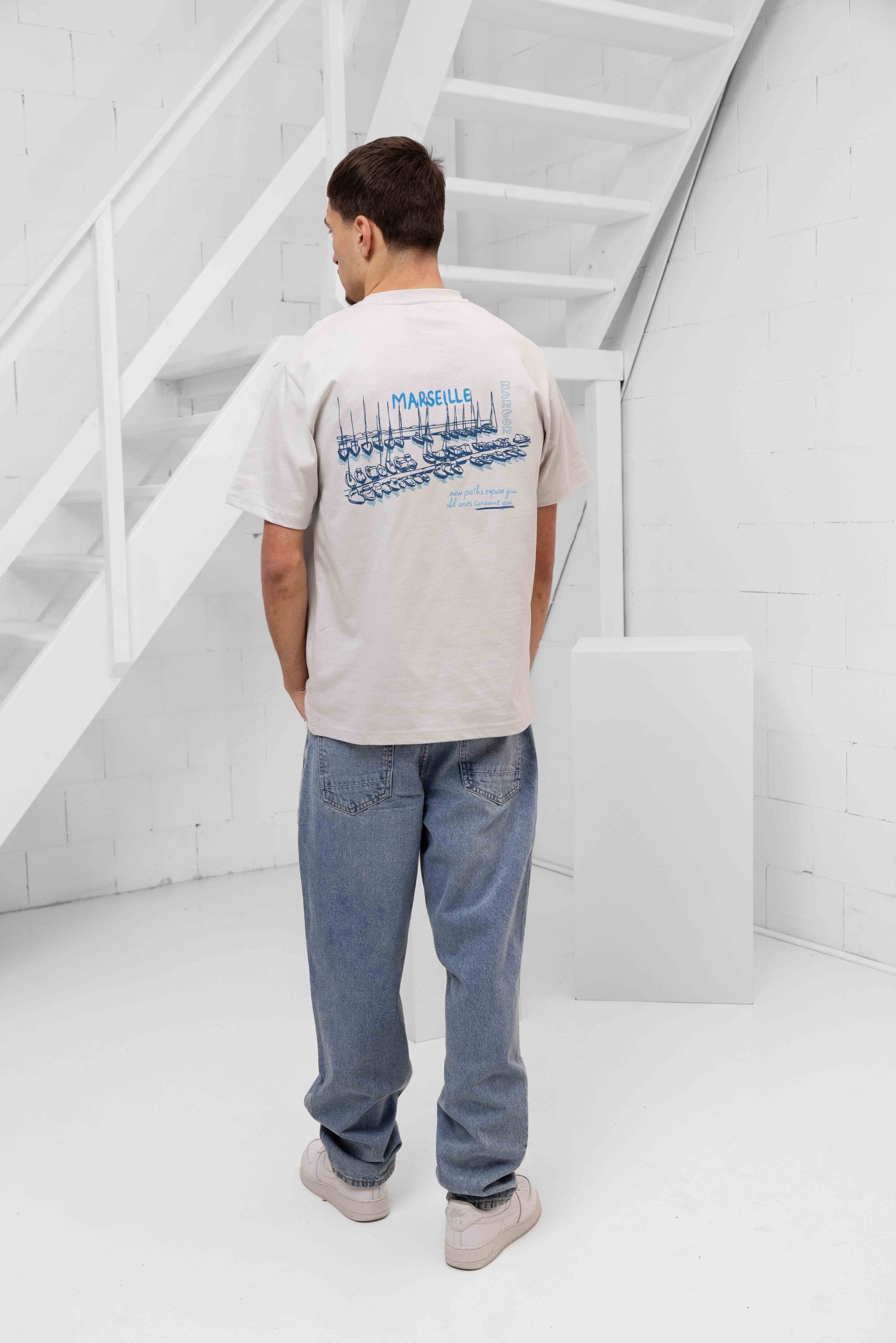 24 Uomo Marseille T-Shirt Heren Grijs