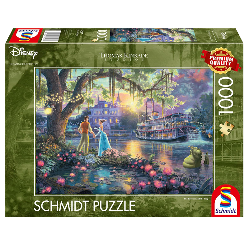 Puzzle 1000 pièces Disney : La Princesse et la Grenouille