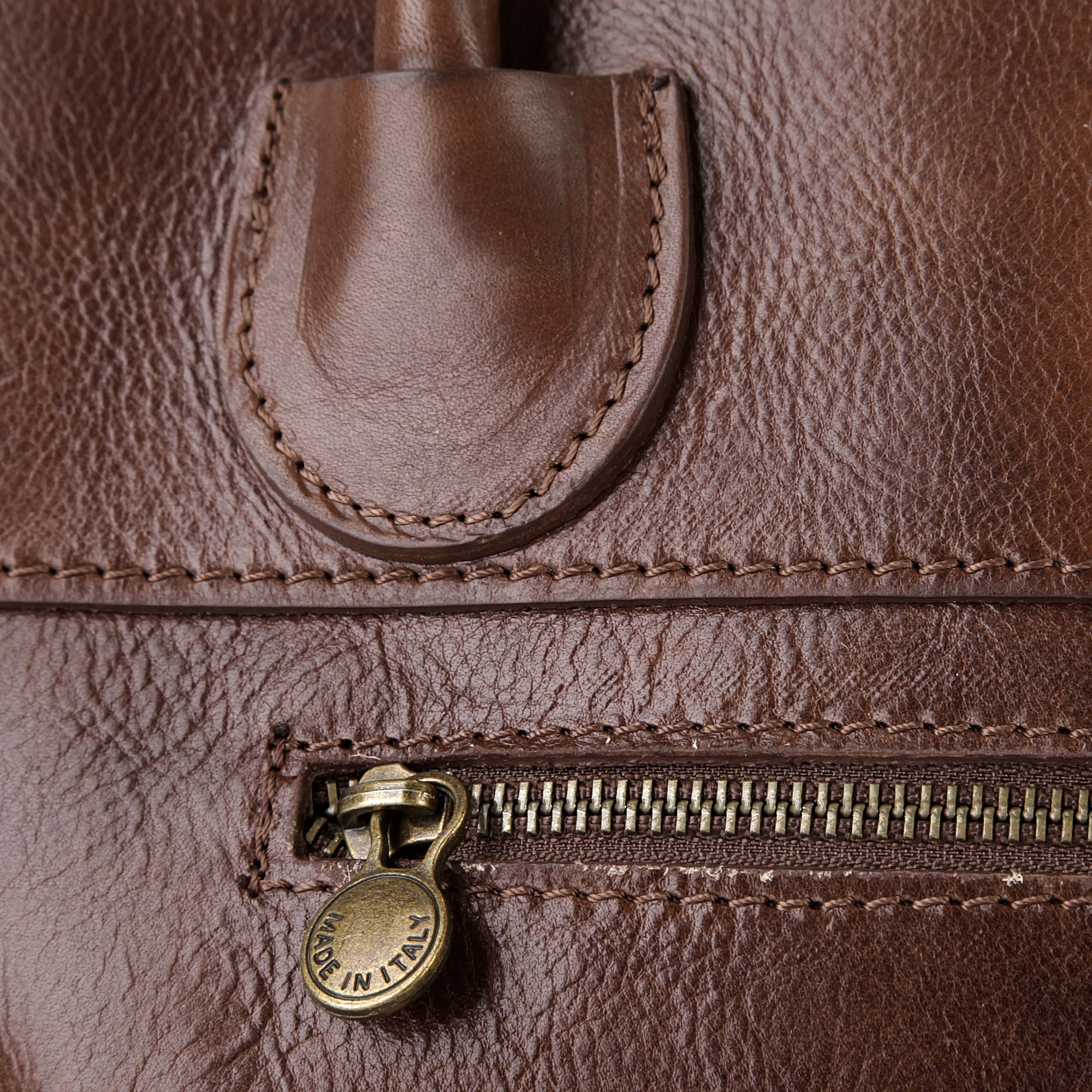 Piké Shopper echt Leder, Made in Italy