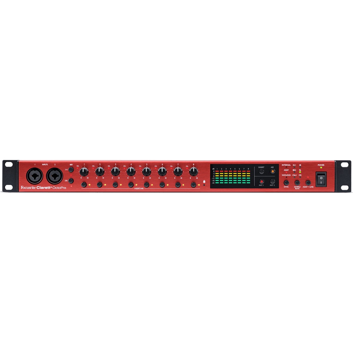 Focusrite Clarett+ OctoPre microfoonvoorversterker