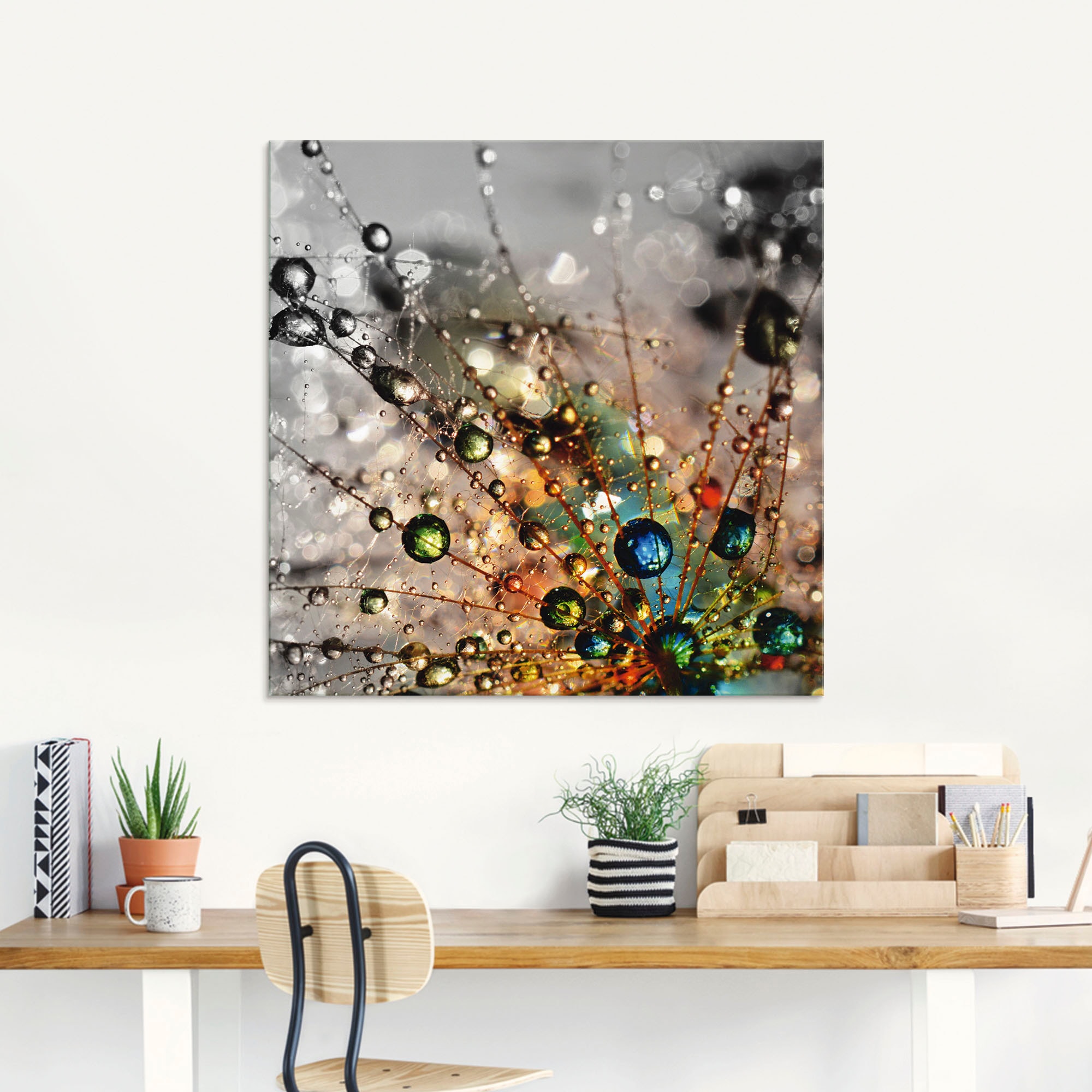 Artland Glasbild »Farbenfrohe Natur« Blumen 1 Stk. tlg. in verschiedenen Grössen