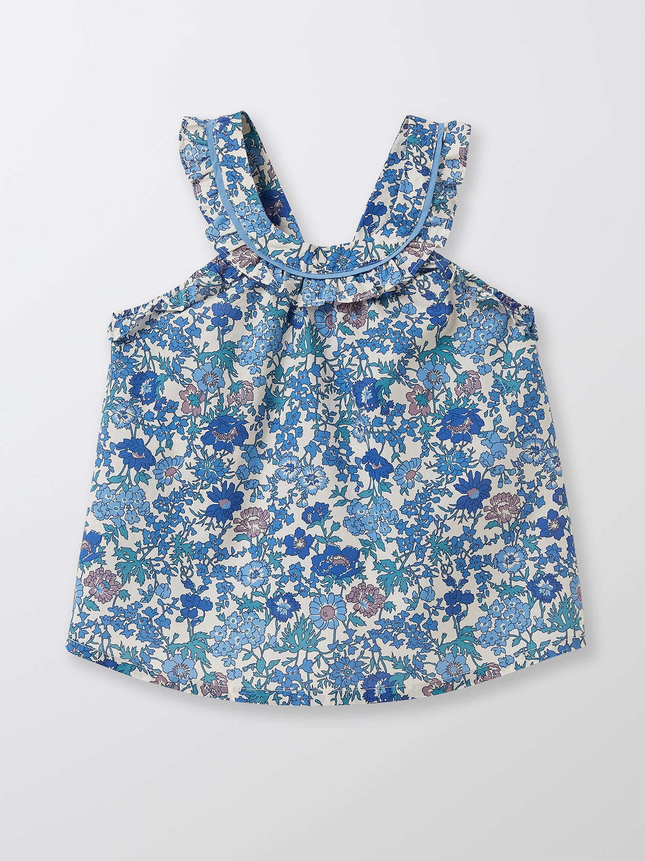 Top fille en tissu Liberty