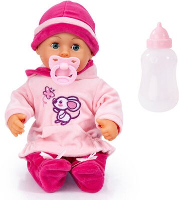 Bayer Design First Words Dukke Mus 38 cm