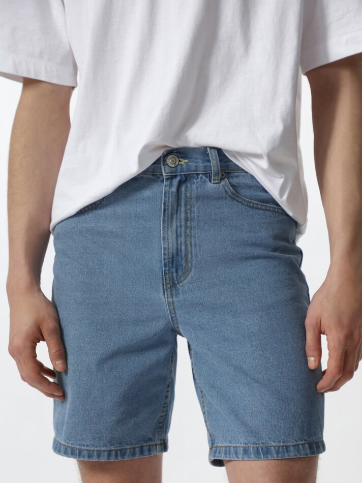 Bermuda jeans slim fit - Indigo