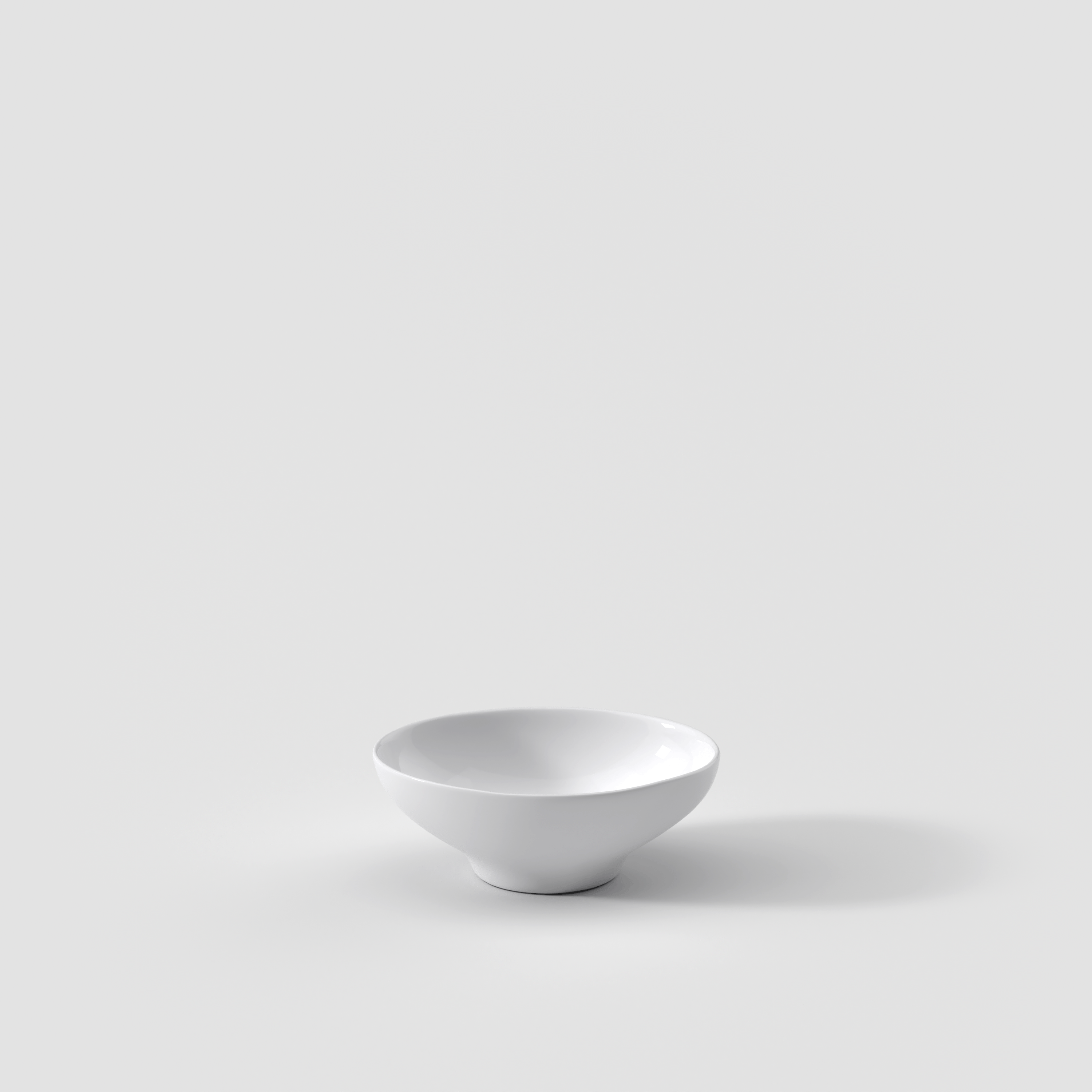 Modern Grace Dipping bowl White, 0.6 oz, Premium Bone Porcelain