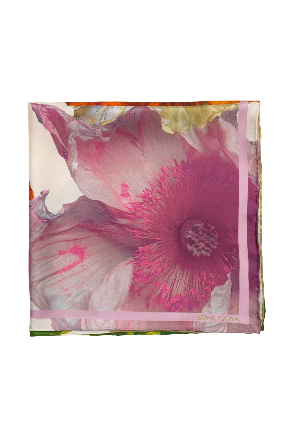 Stine Goya  Yumma silketørklæde - Poppies Bloom