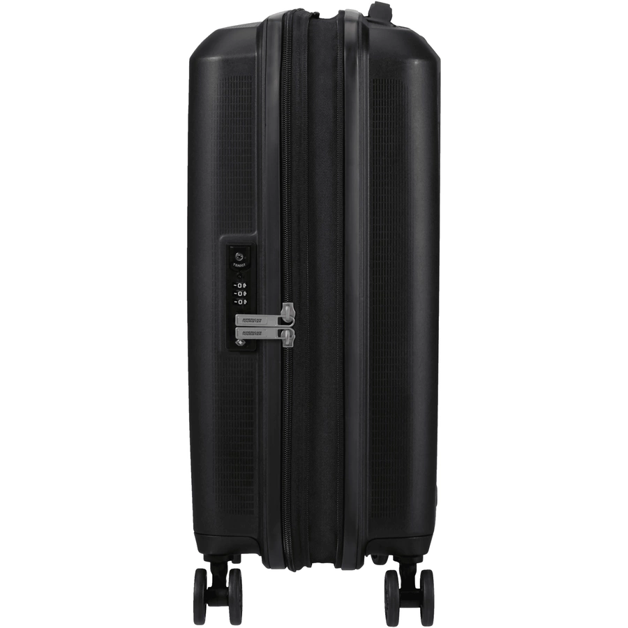 American Tourister Aerostep - 4-Rollen-Kabinentrolley 55 cm erw. black