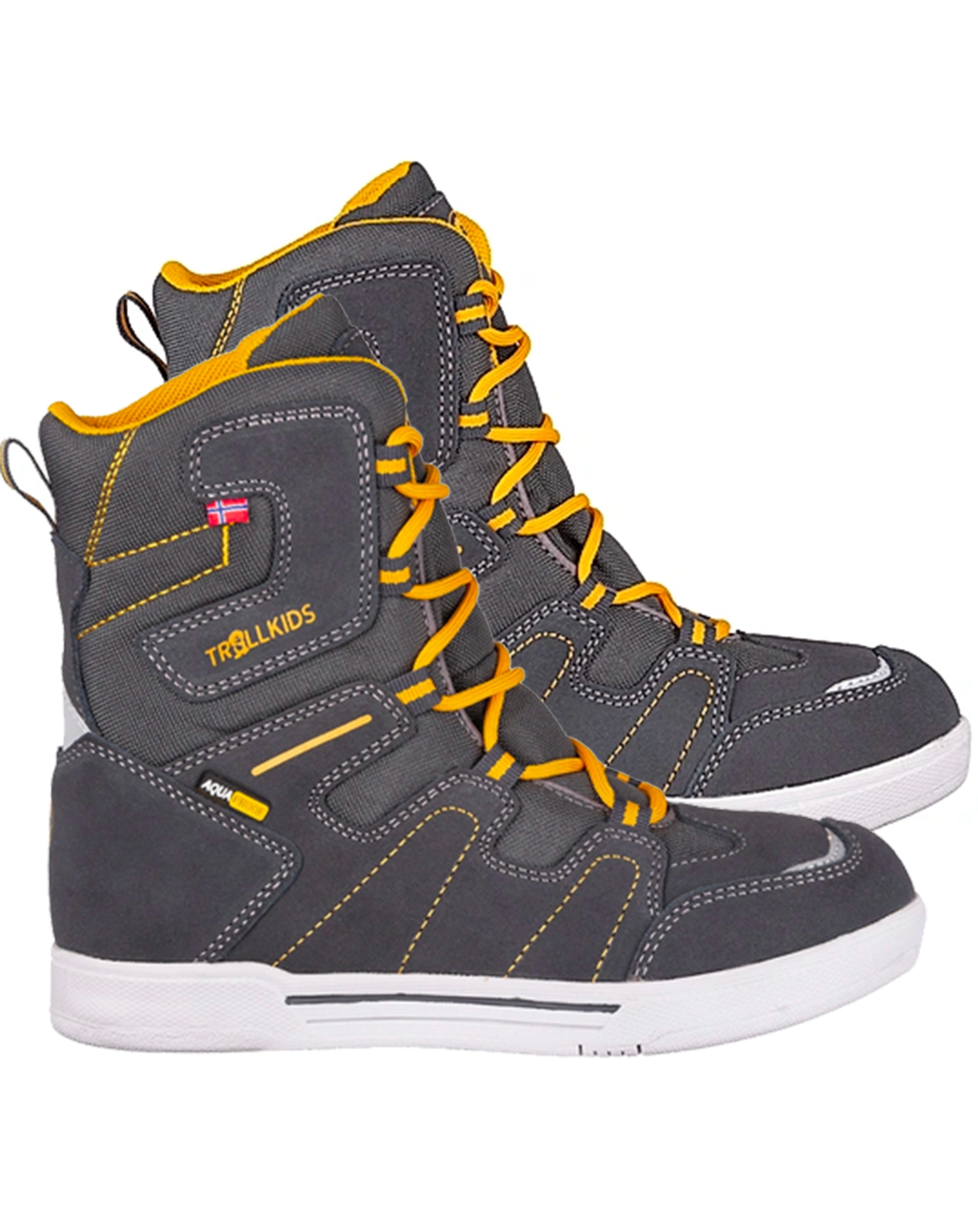 WinterboKids SKANDEN in anthracite/golden yellow