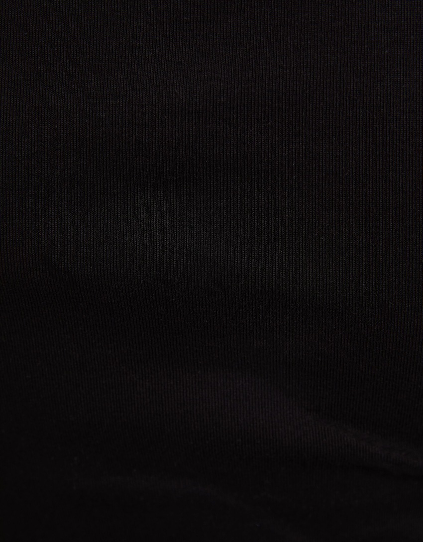 Camiseta de manga curta com gola redonda