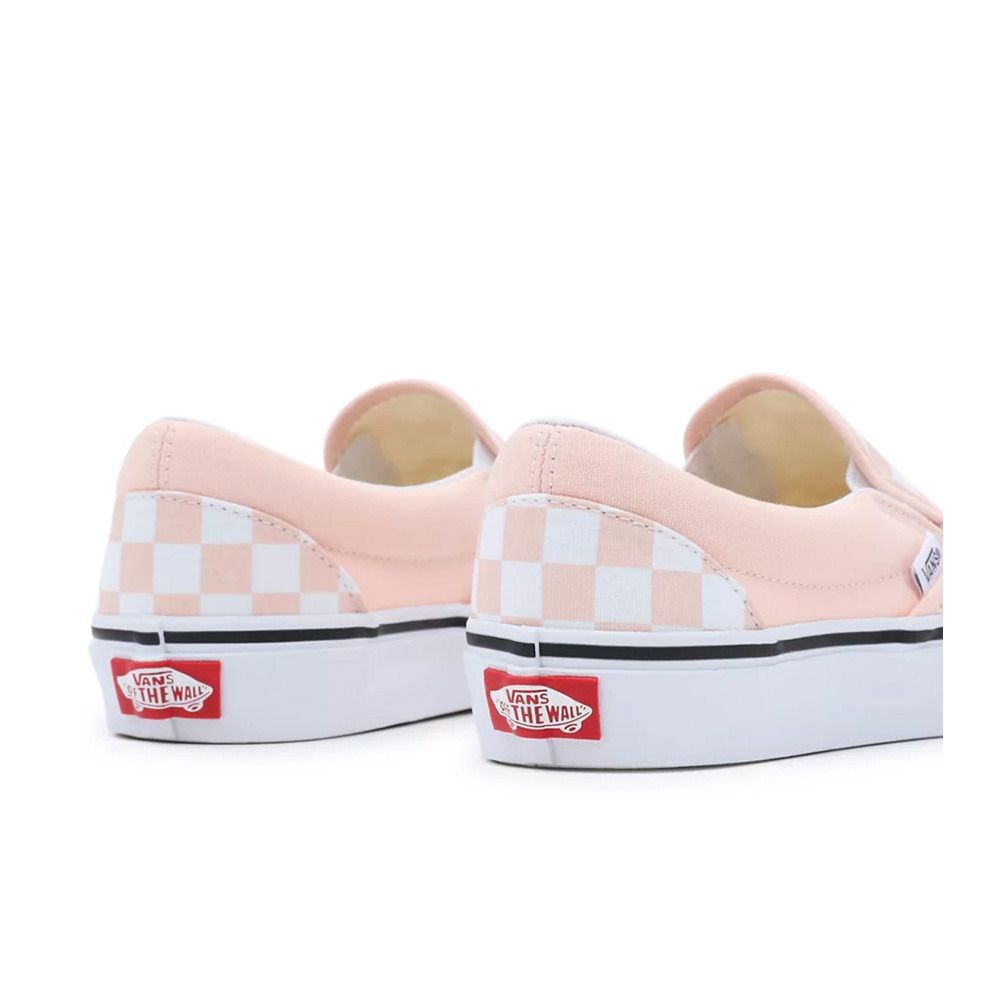 Vans CLASSIC SLIP-ON - Sneakers Femme color theory checkerboard peach dust