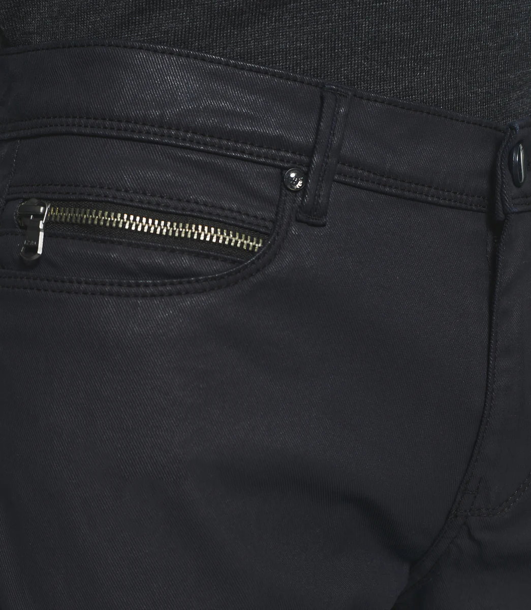 Jean slim denim enduit marine ENDUIT