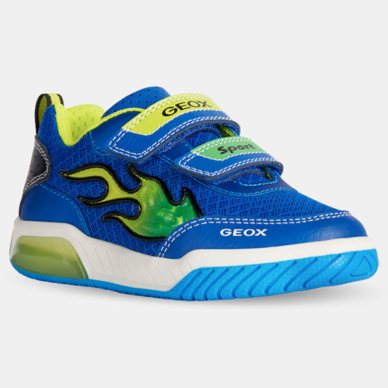 Geox Baskets Inek bleu/vert