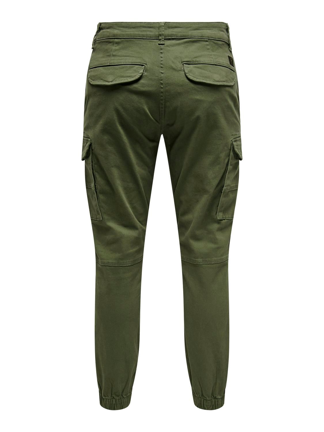 ONSCARTER Verjüngt Cargo-Hose Olive Night