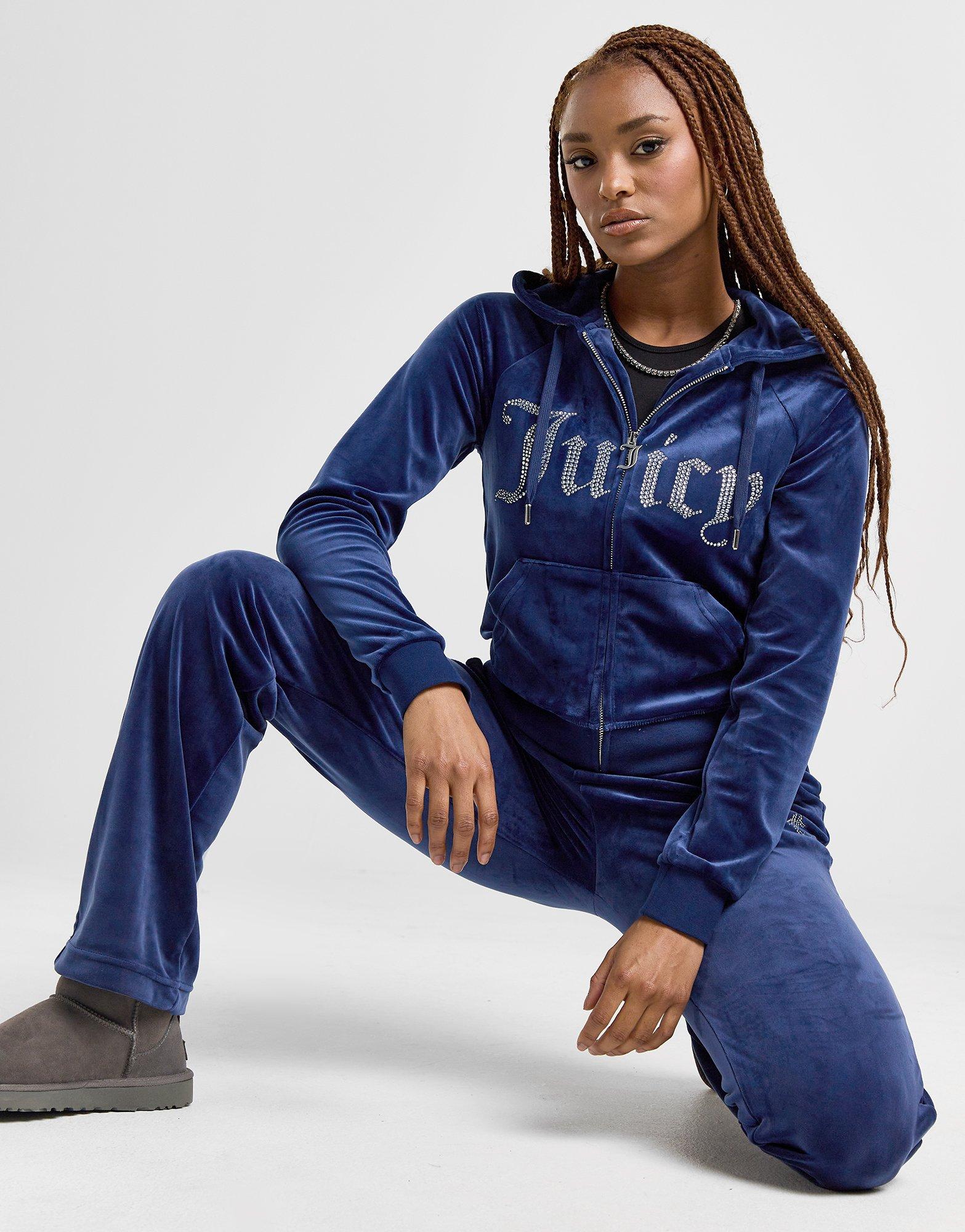 JUICY COUTURE Sweat à Capuche Zippé Diamante Femme