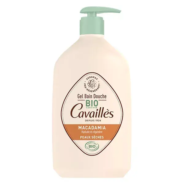 Rogé Cavaillès Gel de banho orgânico extra-rico Macadâmia 1L
