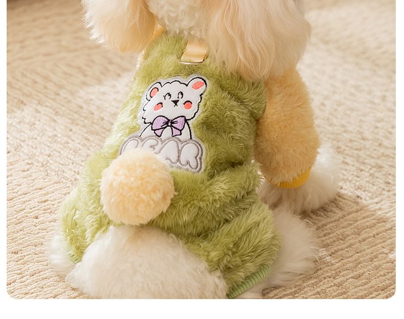 Cissilli - Beer Applique Chenille Huisdier Overall