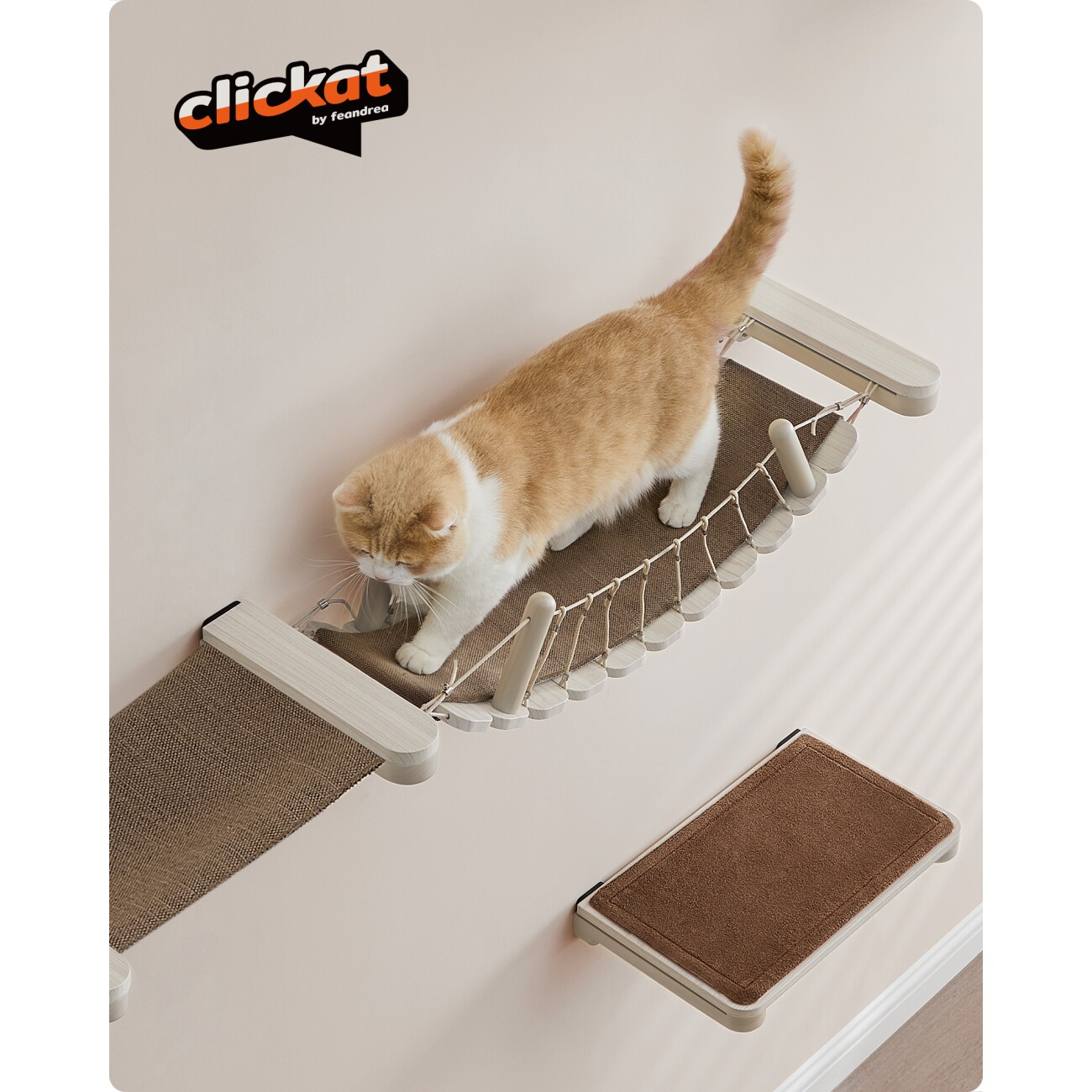 FEANDREA Clickat Ersatzteile Set Katzenbrücke