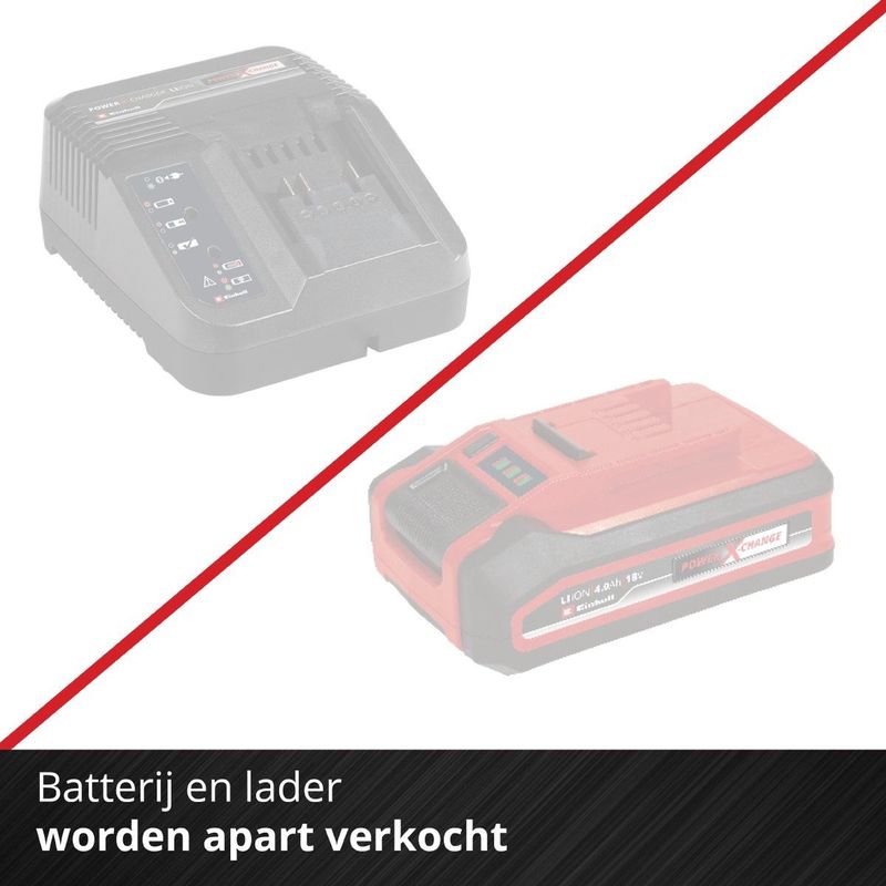 Einhell Accu Nat-/Droogzuiger TE-VC 18/10 Li Solo - Tankinhoud 10L