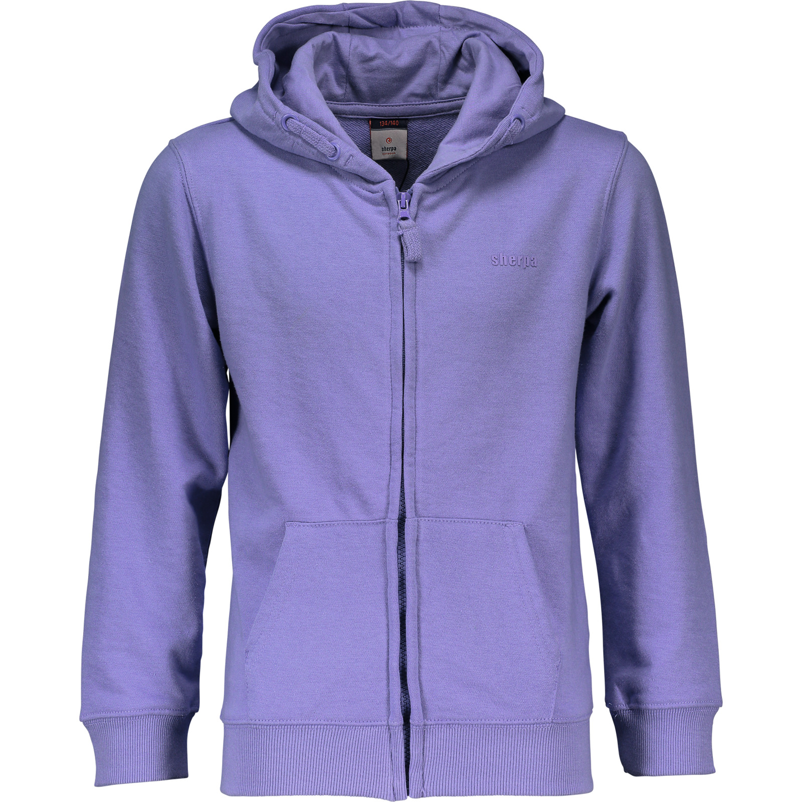 Sherpa Kinder-Sweatjacke Bara violett