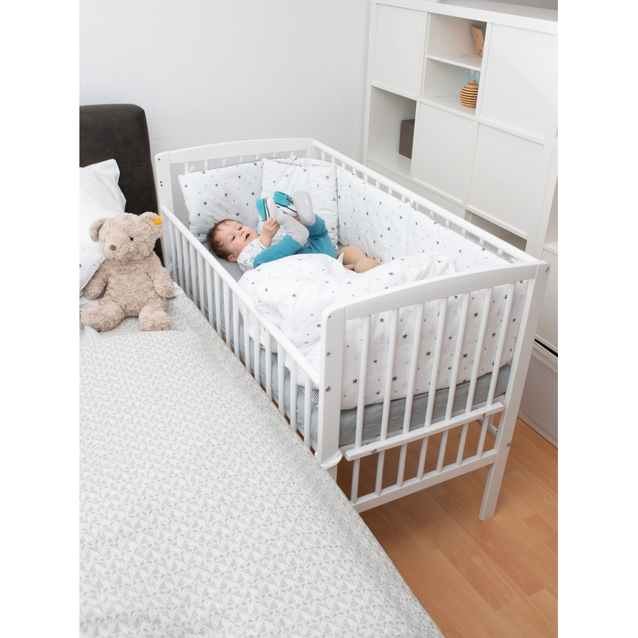 Schardt Beistellbett Micky Plus weiß lackiert