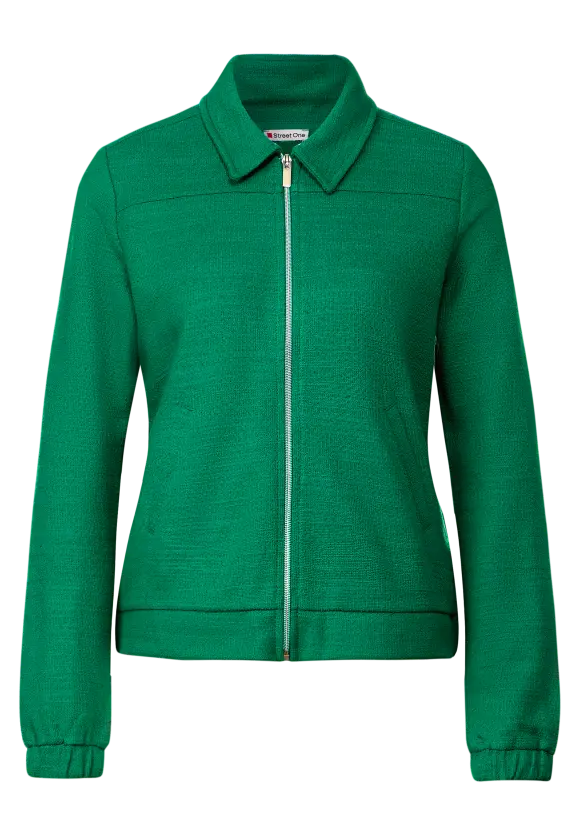 Struktur Shirtjacke - fresh spring green